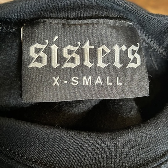 James Charles Sisters Crew Neck Black Sweatshirt XS - Picture 7 of 7